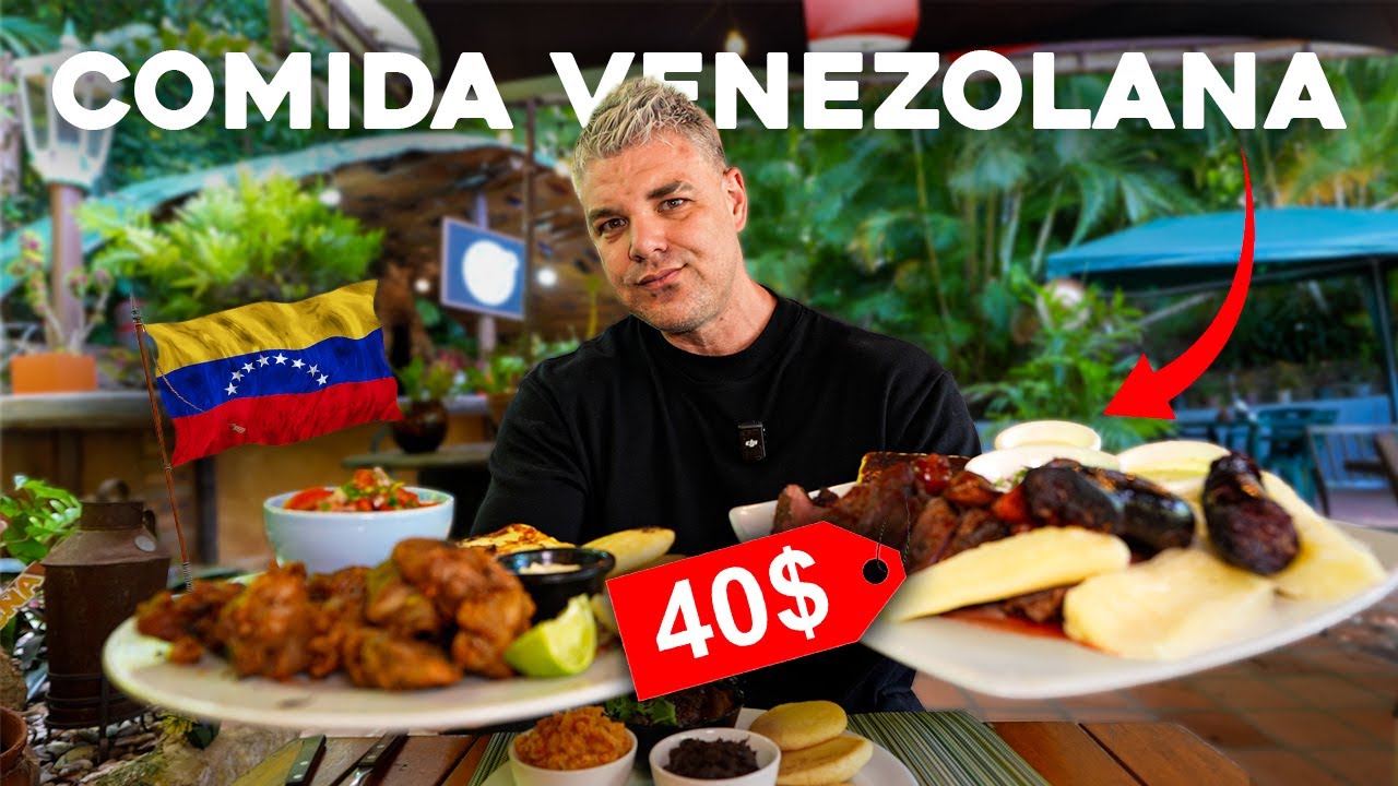 🇻🇪 Probando COMIDA T&Iacute;PICA VENEZOLANA en CARACAS | PLATOS ENORMES Y PRECIOS&hellip;