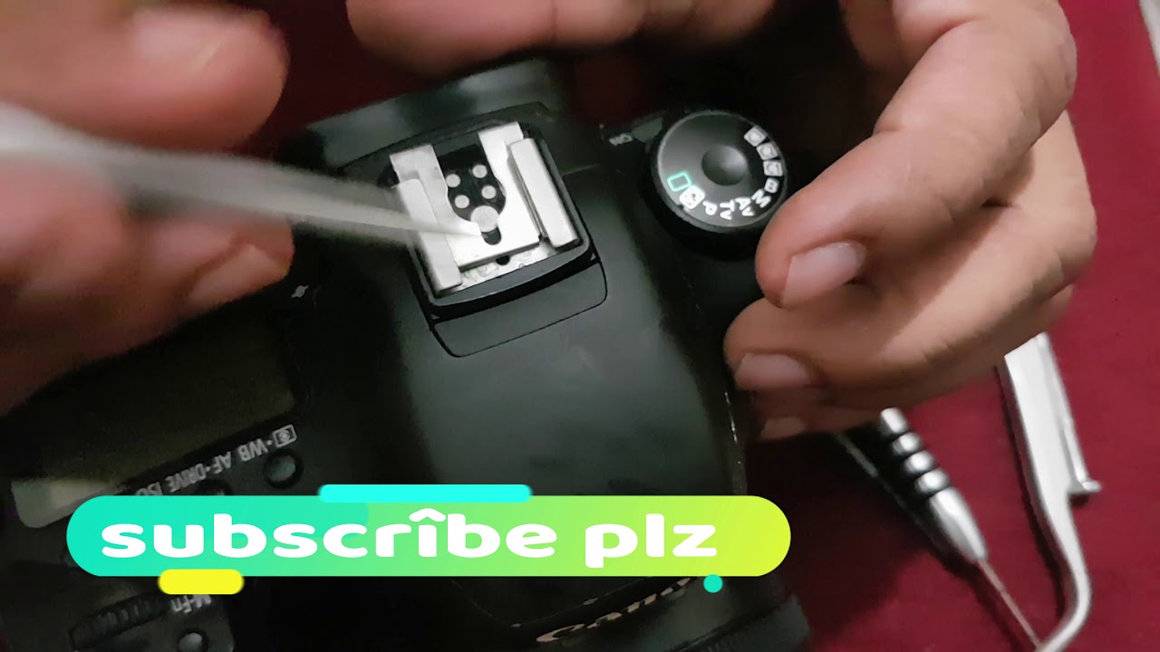 How to fix a canon 7d built in flash not opening in Bangla