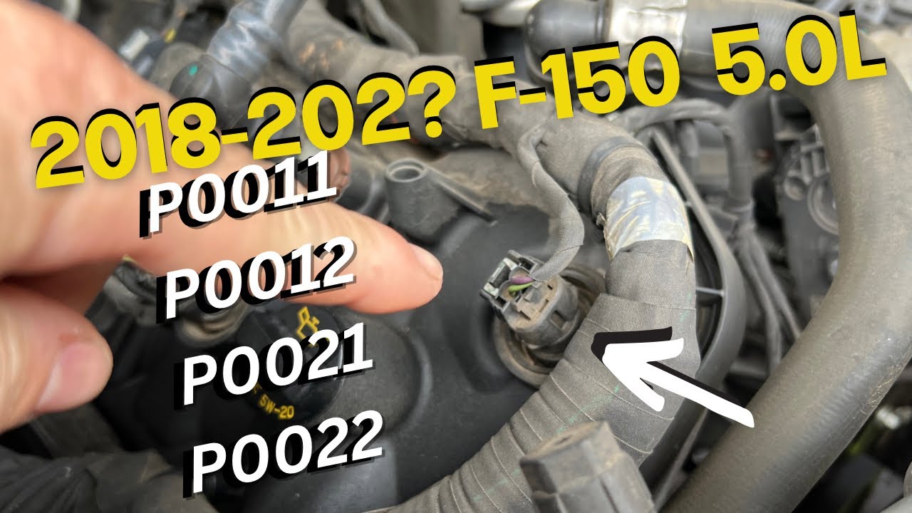 2018 & Newer F150 5.0L A Cause of Codes P0011, P0012, P0021, P0022  Camshaft Over Advanced/Retarded
