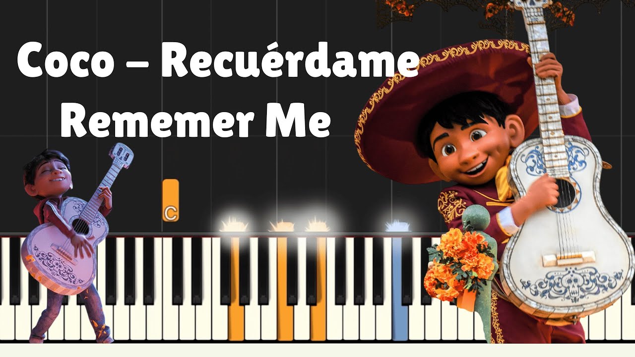 Recuérdame - Remember Me – The Heartfelt Song from Coco | Piano Tutorial
