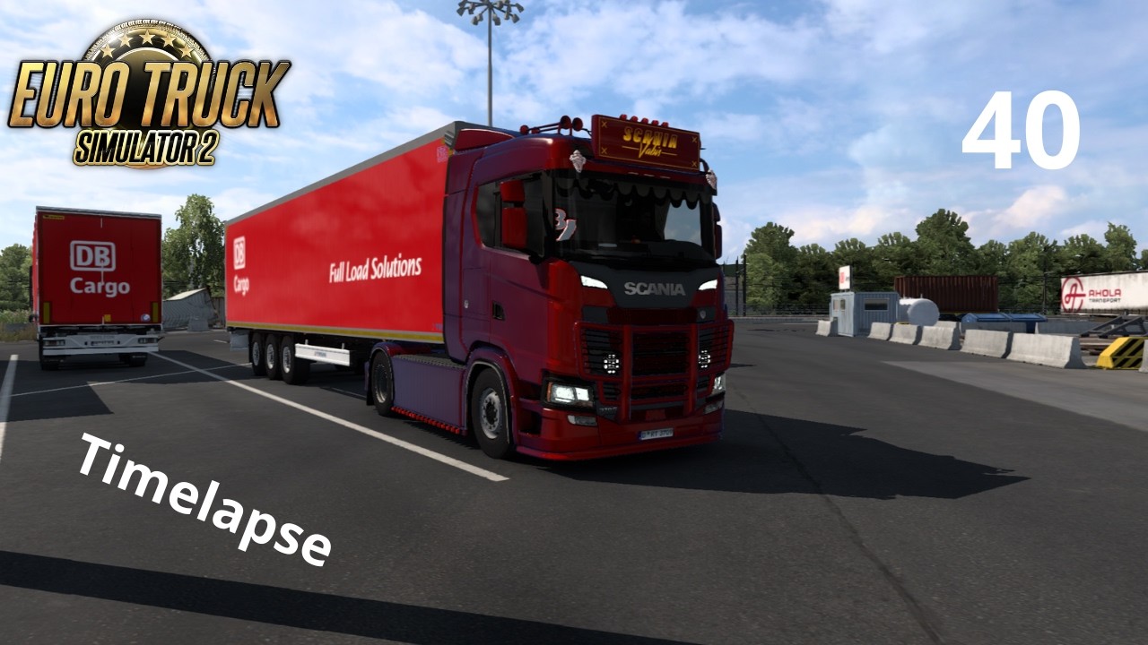 BUILDING A NEW BIG SCANIA AND IMMEDIATELY TRANSPORTING HEAVY LOADS IN EURO TRUCK #40
