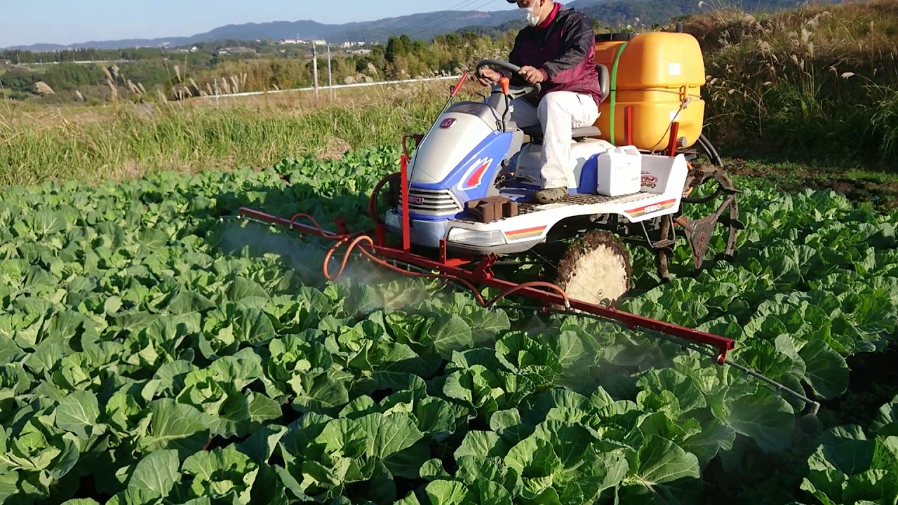 田植え機改造防除機 自作