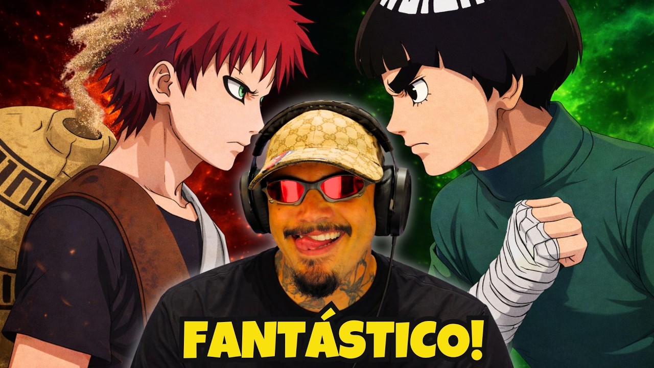 VALE A PENA VER DE NOVO: ROCK LEE vs GAARA - SNOPEY REACT