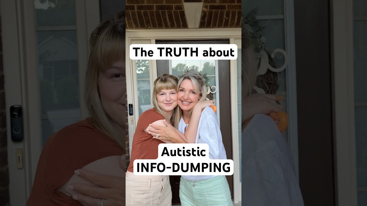WHY autistic people info-dump - explained! 🥰 #autism #autistic #autismawareness #autismacceptance