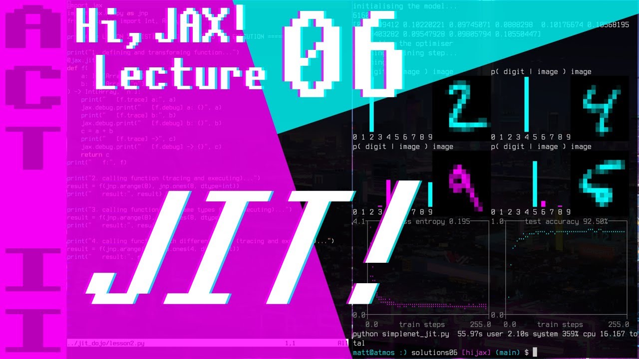 Introduction to Just-In-Time Compilation in JAX // Hi, JAX! Act II // Lecture 06