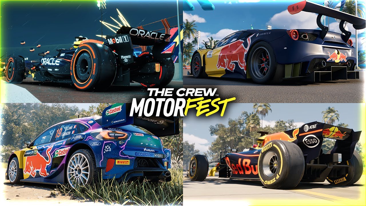 Driving ALL REDBULL Vehicles in The Crew Motorfest