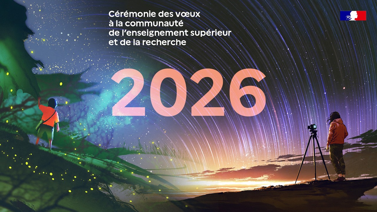 DIRECT - Vœux 2026 du ministre de l'Enseignement supérieur, de la Recherche et de l'Espace
