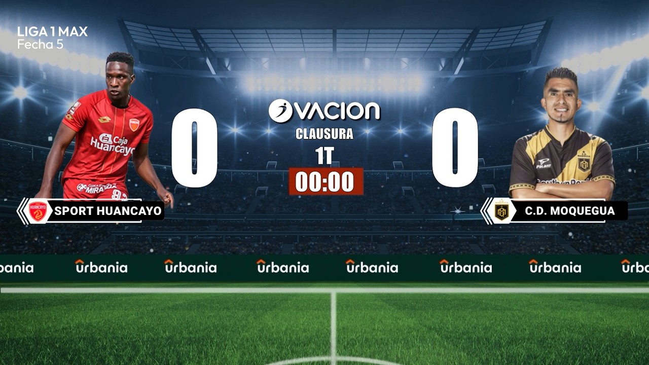 SPORT HUANCAYO VS CD MOQUEGUA por RADIO OVACION 🔴 #ENVIVO | LIGA 1 MAX