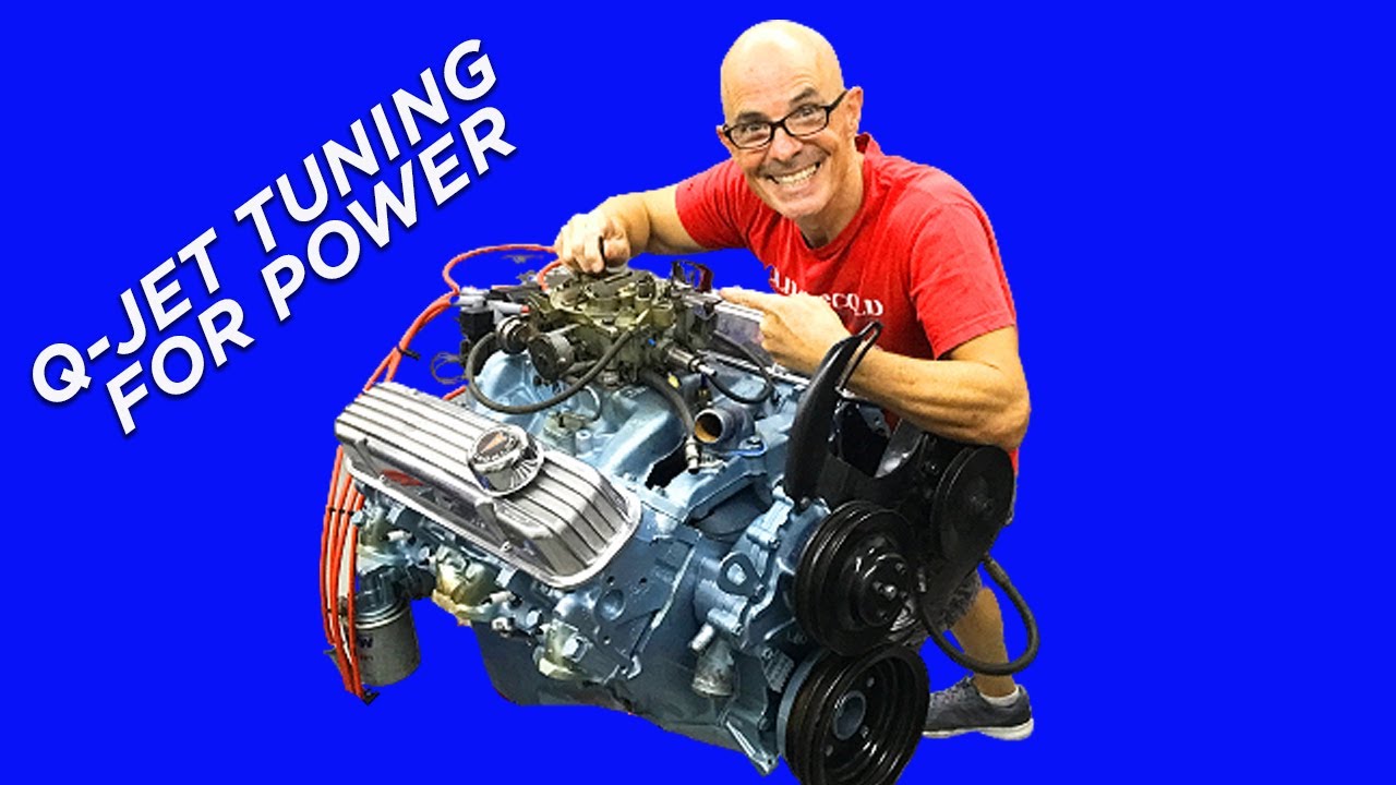 HOW TO: Q-JET TUNING FOR BIG POWER GAINS PLUS STOCK PONTIAC 400 Q-JET INTAKE VS EDELBROCK-WHO WINS?
