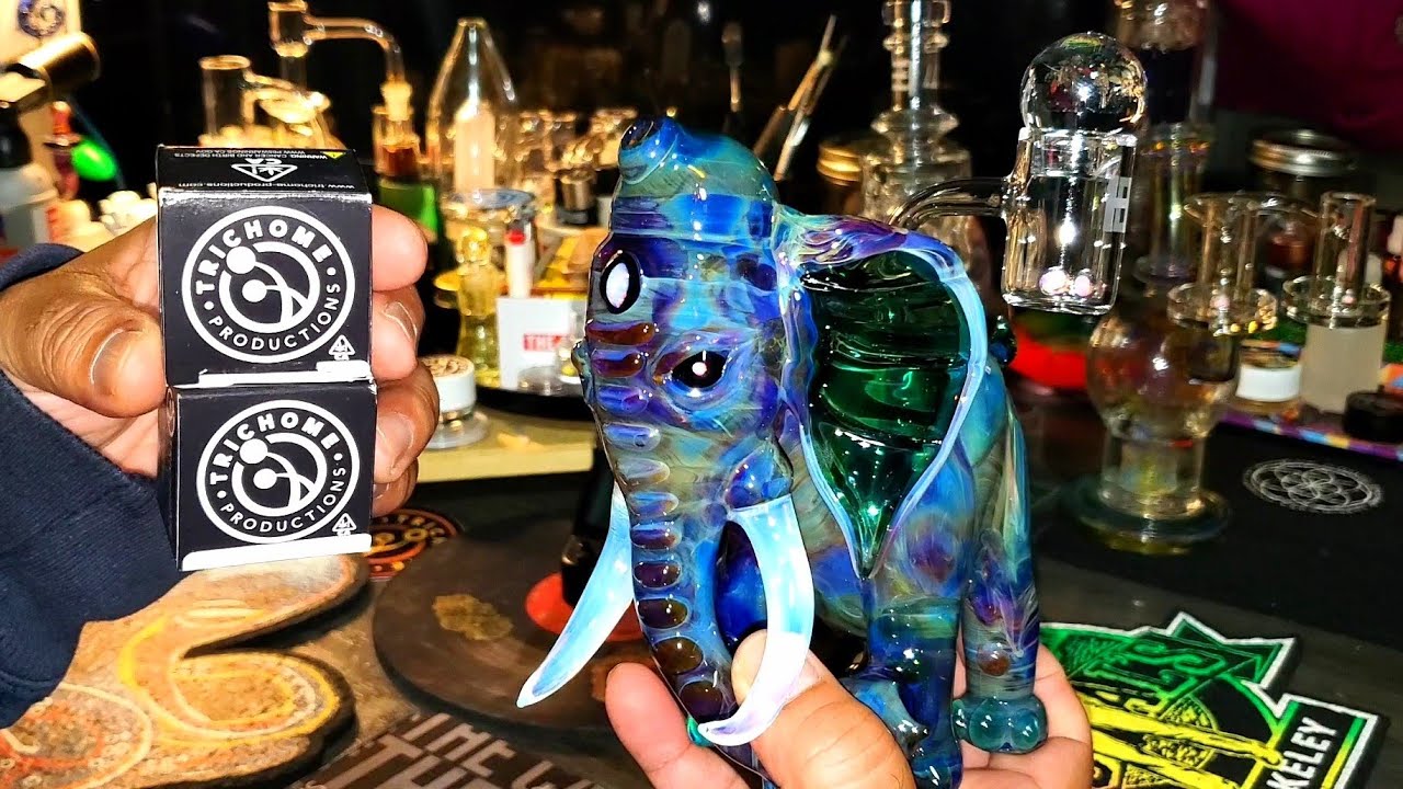 New Mako Glass elephant 🐘  unboxing and DAB sesh!!