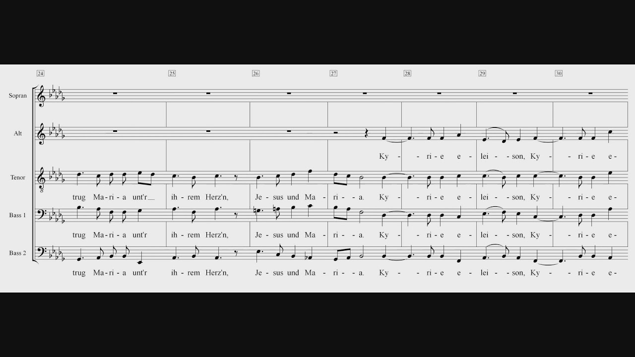 Maria durch ein Dornwald ging Günter Raphael Einstudierung Tenor