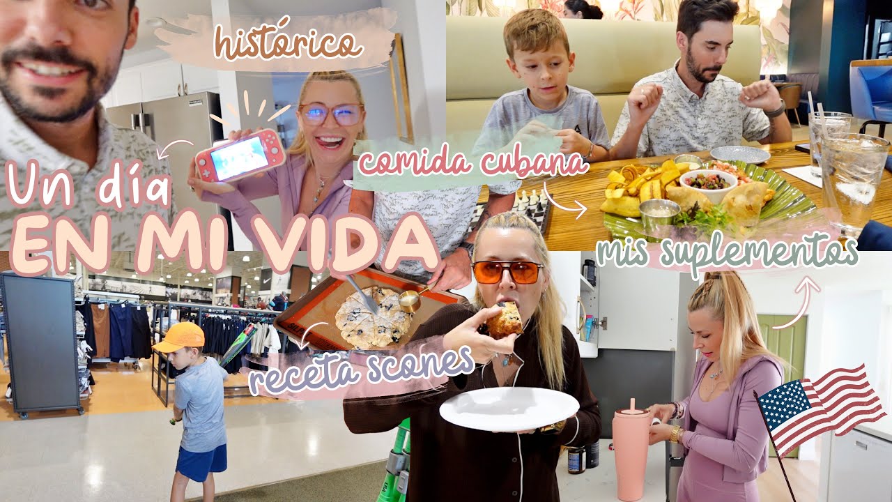🇺🇸 Día de MANDADOS 🚘  Receta SCONES 🤤 Mis SUPLEMENTOS y momento HISTÓRICO I VLOG DIARIO