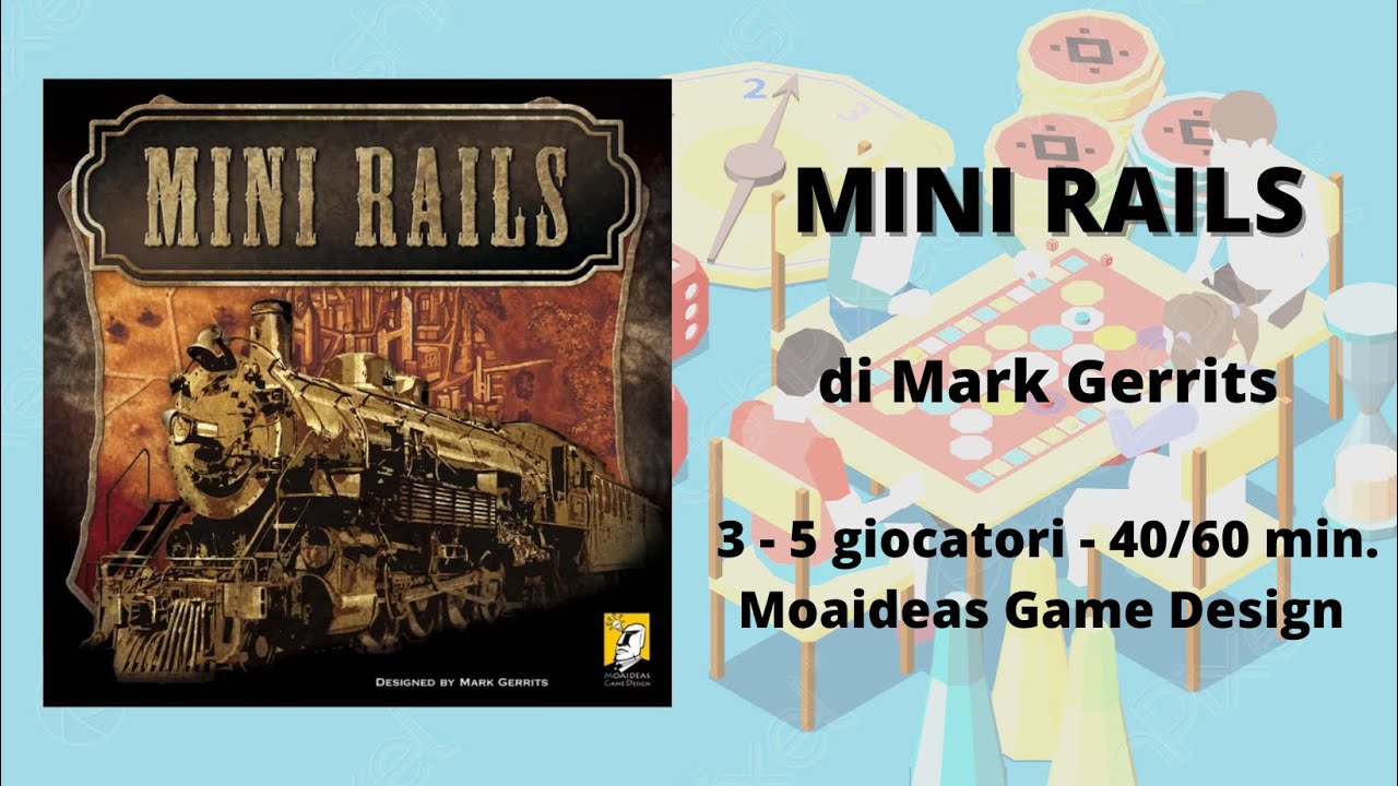 Mini Rails (gioco da tavolo) - Tutorial italiano