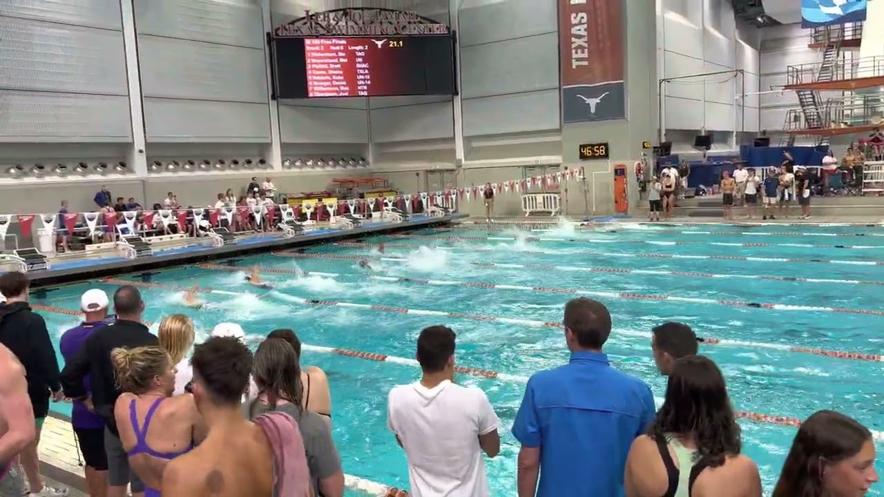 Shaine Casas Wins Sectionals With 48.2 | Boys 100m Free A Final | 2022 Sectionals - Austin