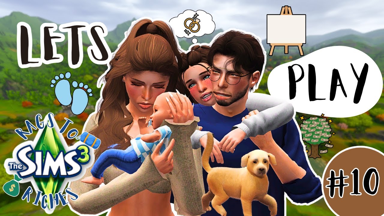 a new baby and zara's bday ˗ | the sims 3: rags to riches #10