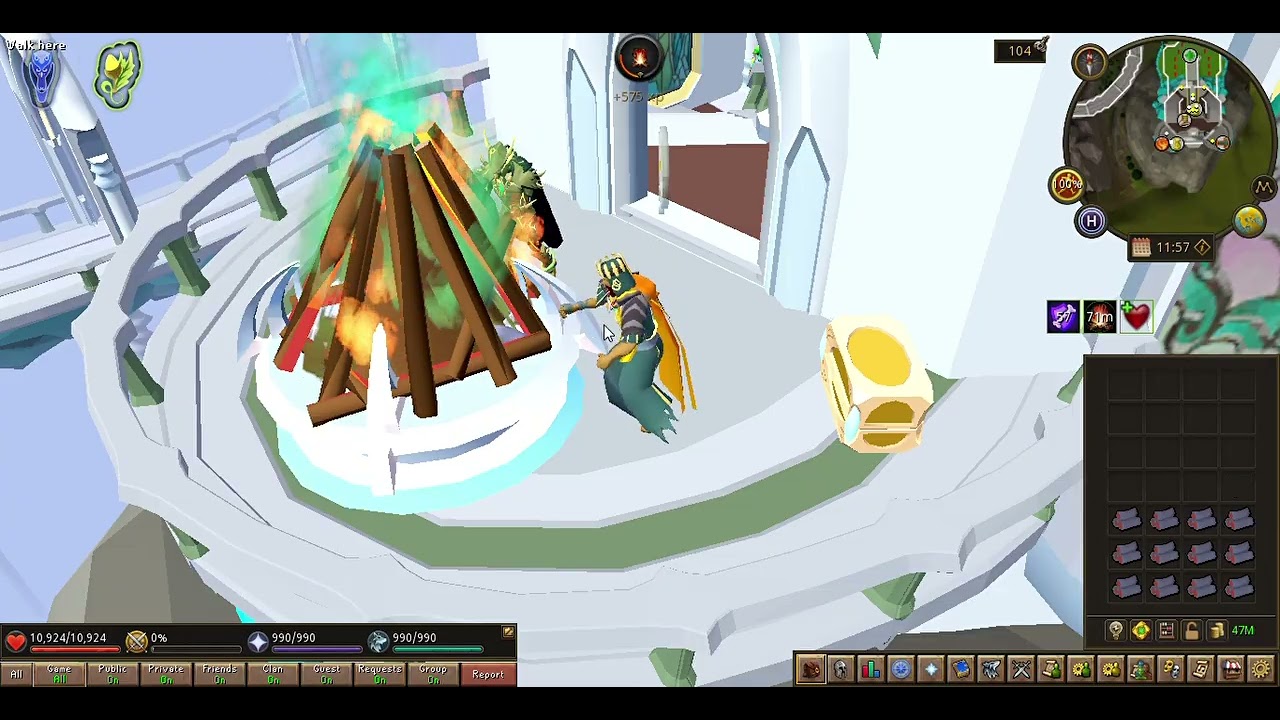 Relaxing RuneScape Gameplay