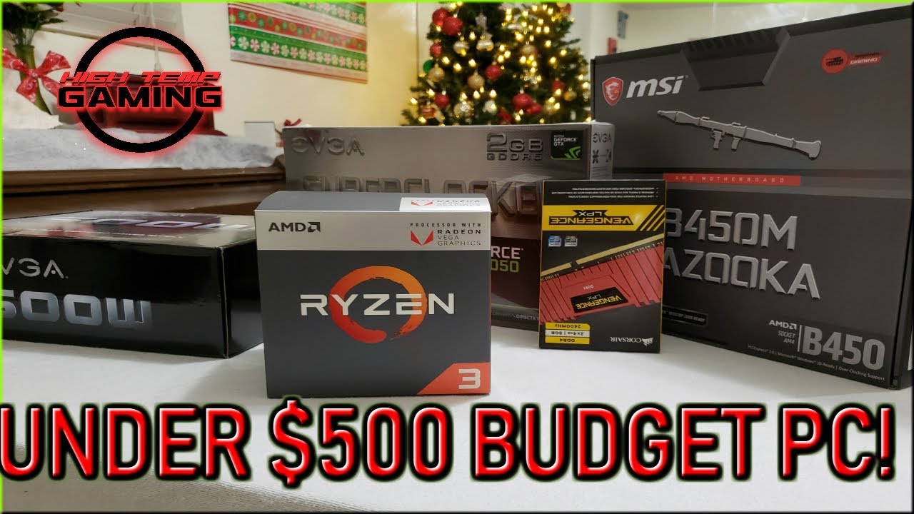 BEST BUDGET PC BUILD FOR UNDER $500! 2019