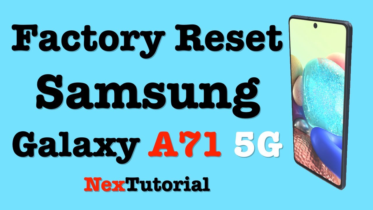 Как сбросить настройки до заводских на Samsung Galaxy A71 5G | Аппаратный сброс настроек Samsung ...