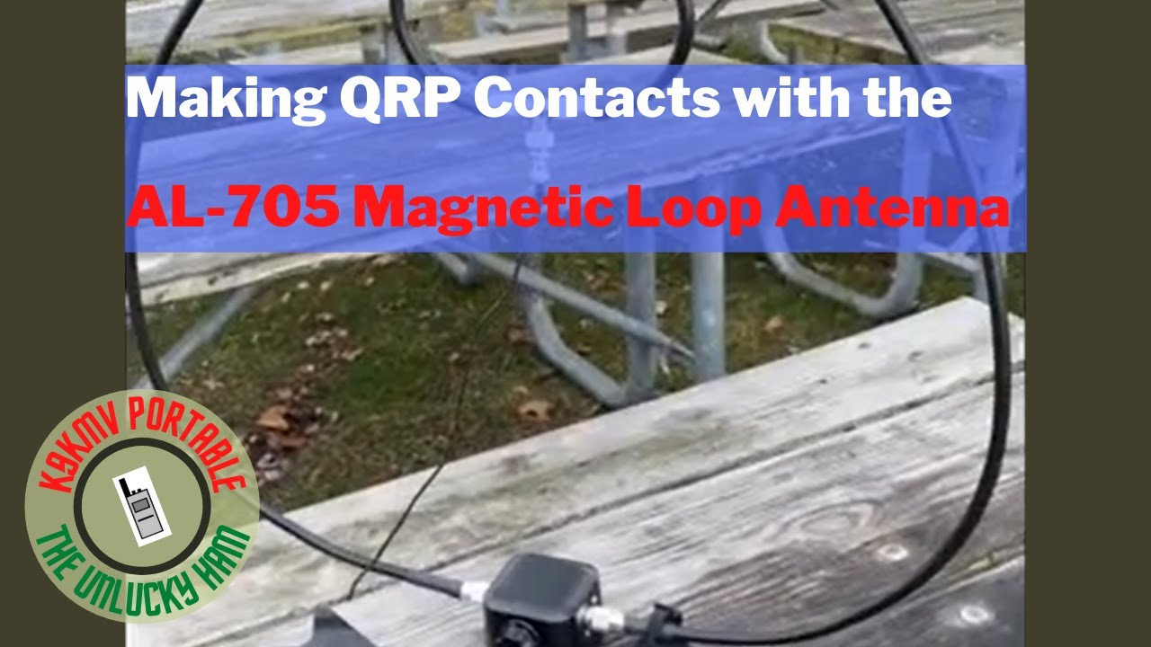 ICOM AL-705 Magnetic Loop Antenna | Portable Ham Radio | #qrp