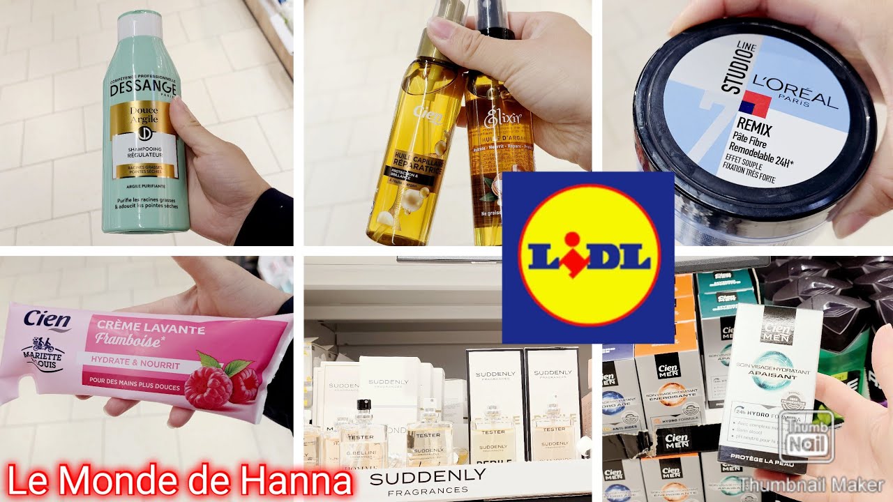 LIDL FRANCE ARRIVAGE 13-05 COSMÉTIQUES BEAUTÉ