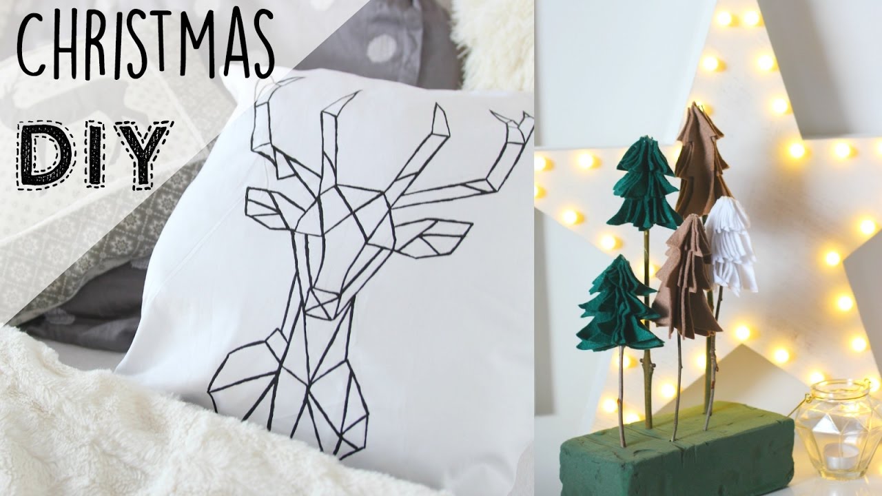 DIY zimní dekorace 2016  | Stylewithme