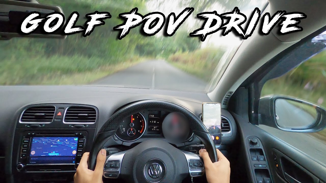 POV DRIVE на моем модифицированном VW GOLF MK6 1.4 TSI