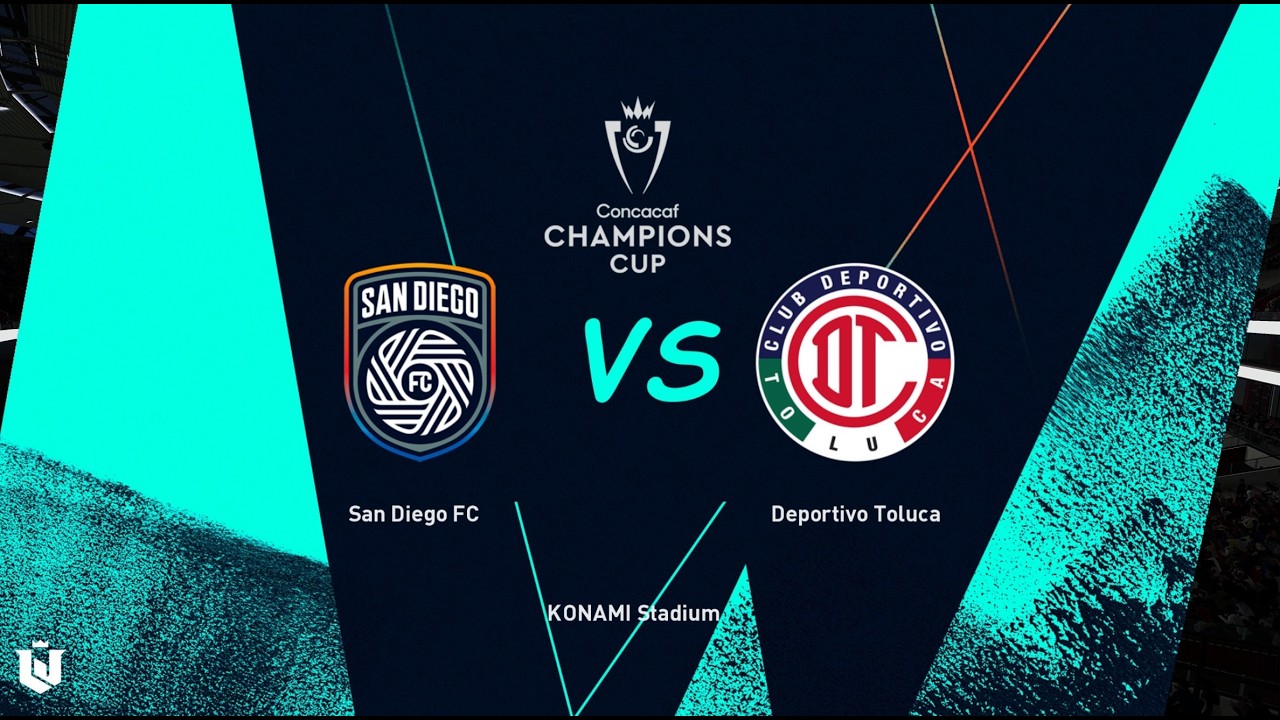 San Diego vs Toluca ● Concachampions 2026 ● Gameplay Pes 2021