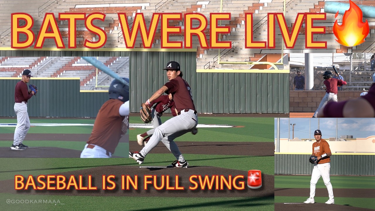 BATS WERE LIVE🔥 Riverside vs Andress | El Paso Baseball in FULL SWING❗️2/10/26