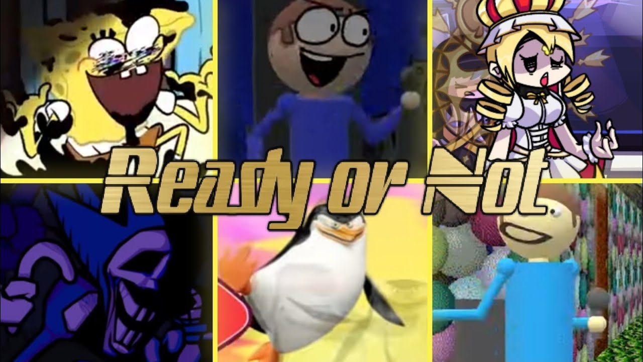 FNF - Ready or Not but every turn a different character sings it!
