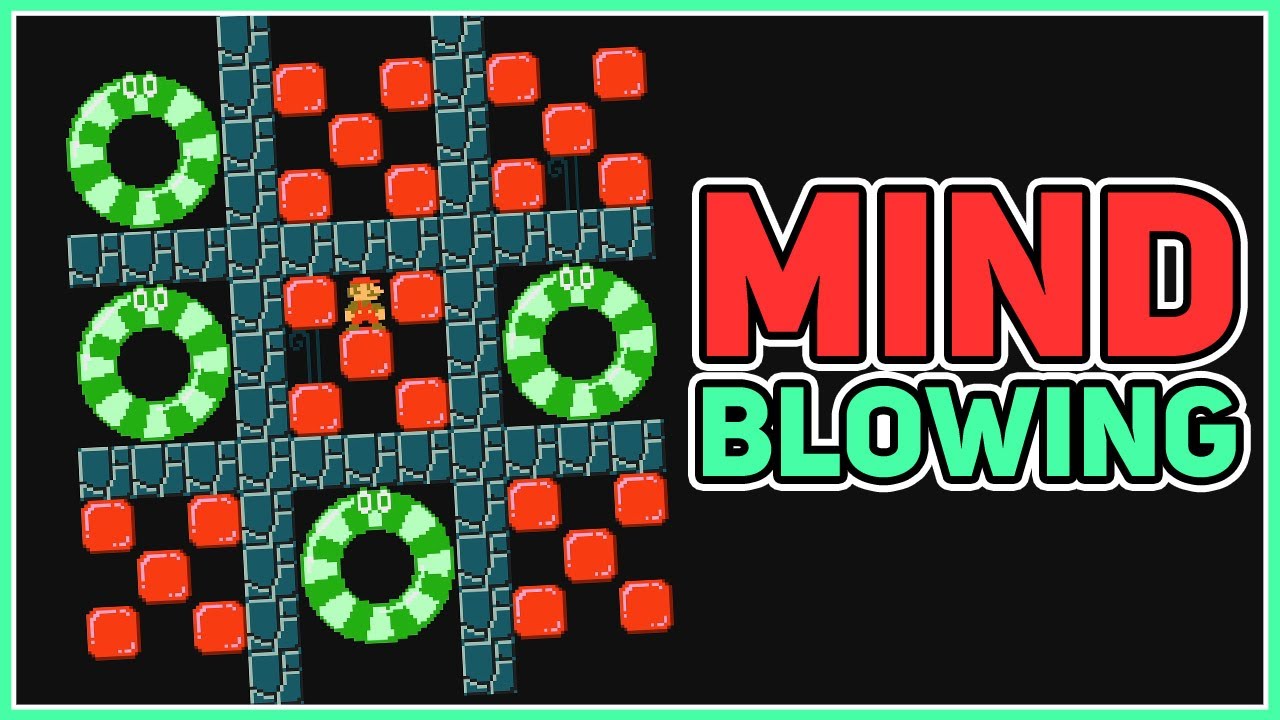 Play TIC-TAC-TOE In This INCREDIBLE Mario Maker Level!!