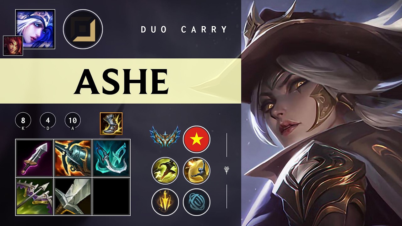 Ashe ADC vs Ezreal - VN Challenger Patch 26.03