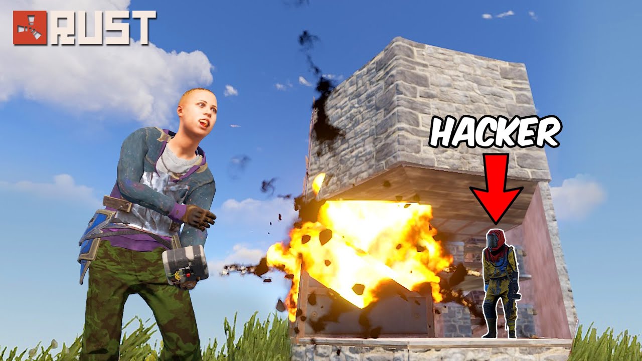 RAIDEO A UN HACKER!! *muy molesto*😰 | RUST: HARDLAND #8