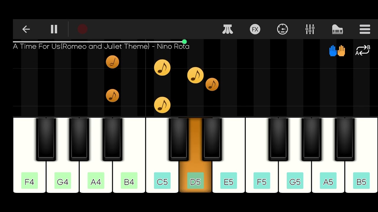 A Time For Us (Romeo and Juliet Theme) – Piano Tutorial | Easy Synthesia Piano Lesson #piano #song 