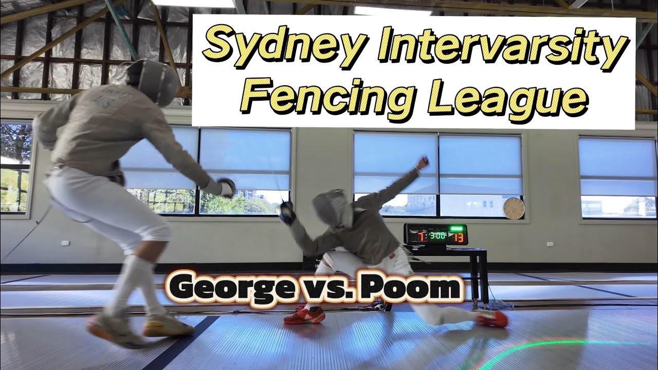 Sydney Intervarsity Fencing League 2025｜Round 1｜Individual Sabre-🥈George Yako vs. 🥇Poom Palakawongse