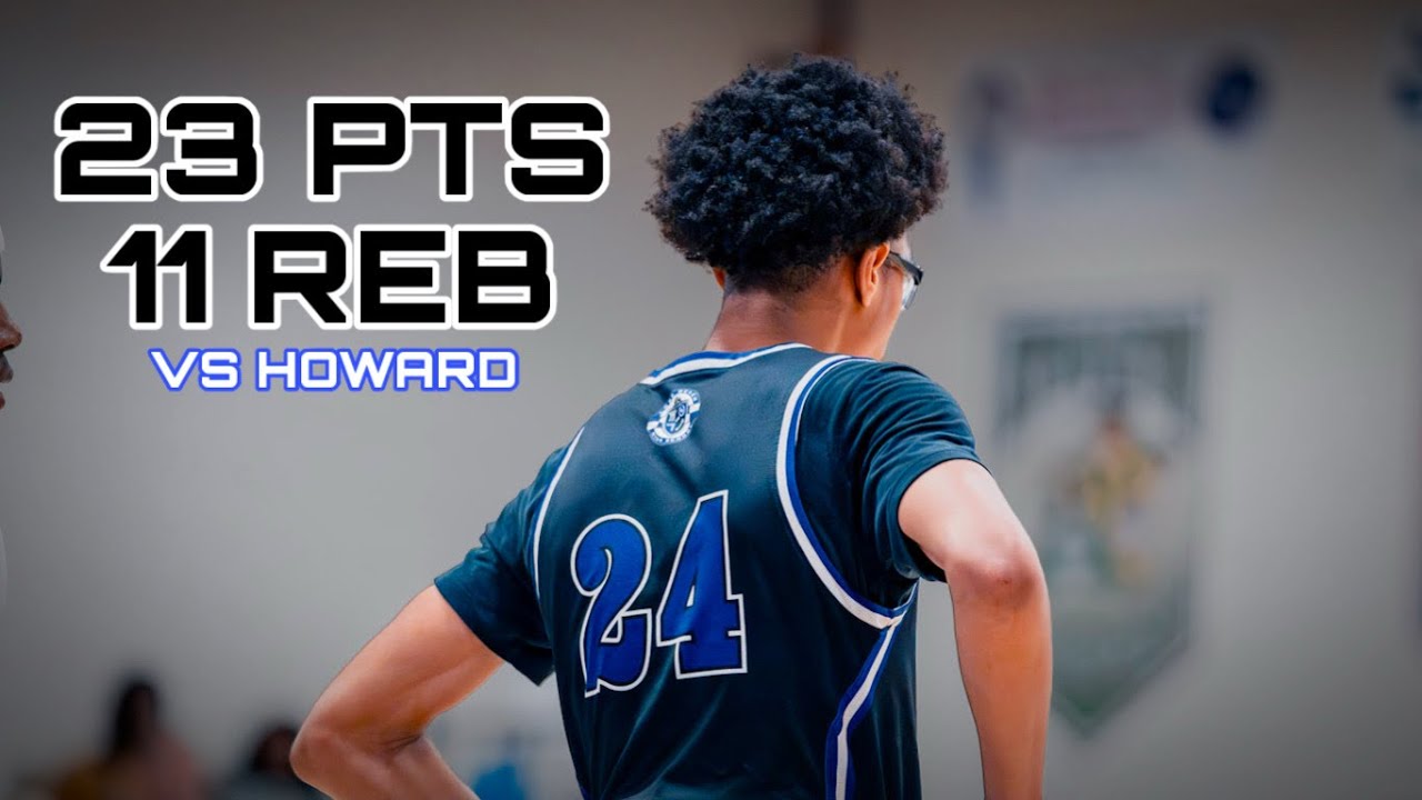 Josh Hurd || 23 PTS 11 REB vs Howard || 2-11-26