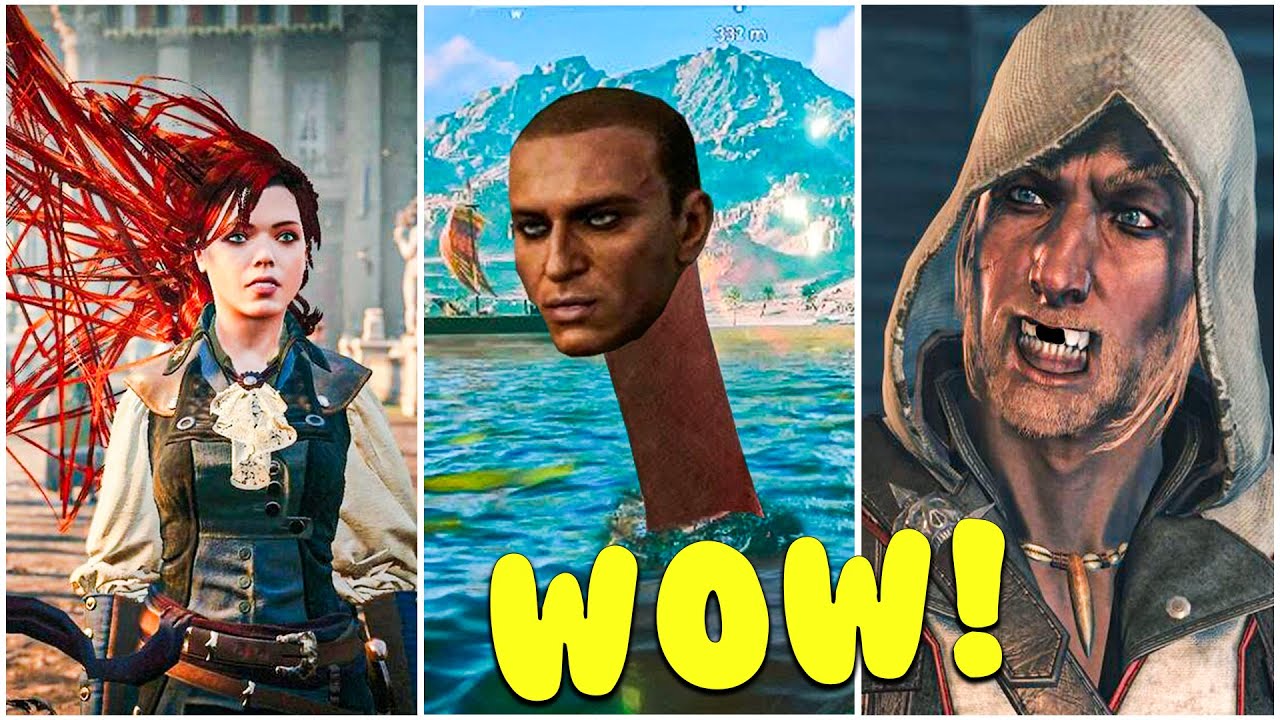 Ultimate Funny Glitches in Assassin's Creed Games (2007-2021)