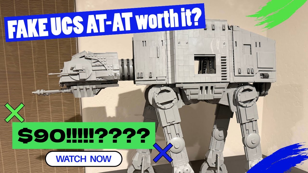 I Spent $90 on FAKE Lego on Aliexpress - UCS AT-AT - Jie Star