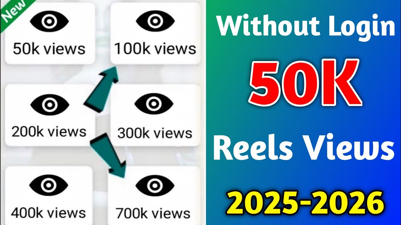 Free Gain 50k😳 Reels Views without login - how to increase instagram reels views - Get Insta Views