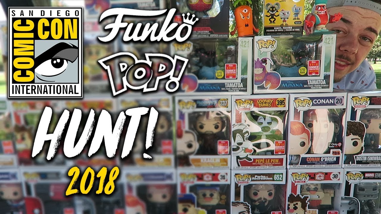 SDCC 2018 Funko Pop Hunt and Haul!
