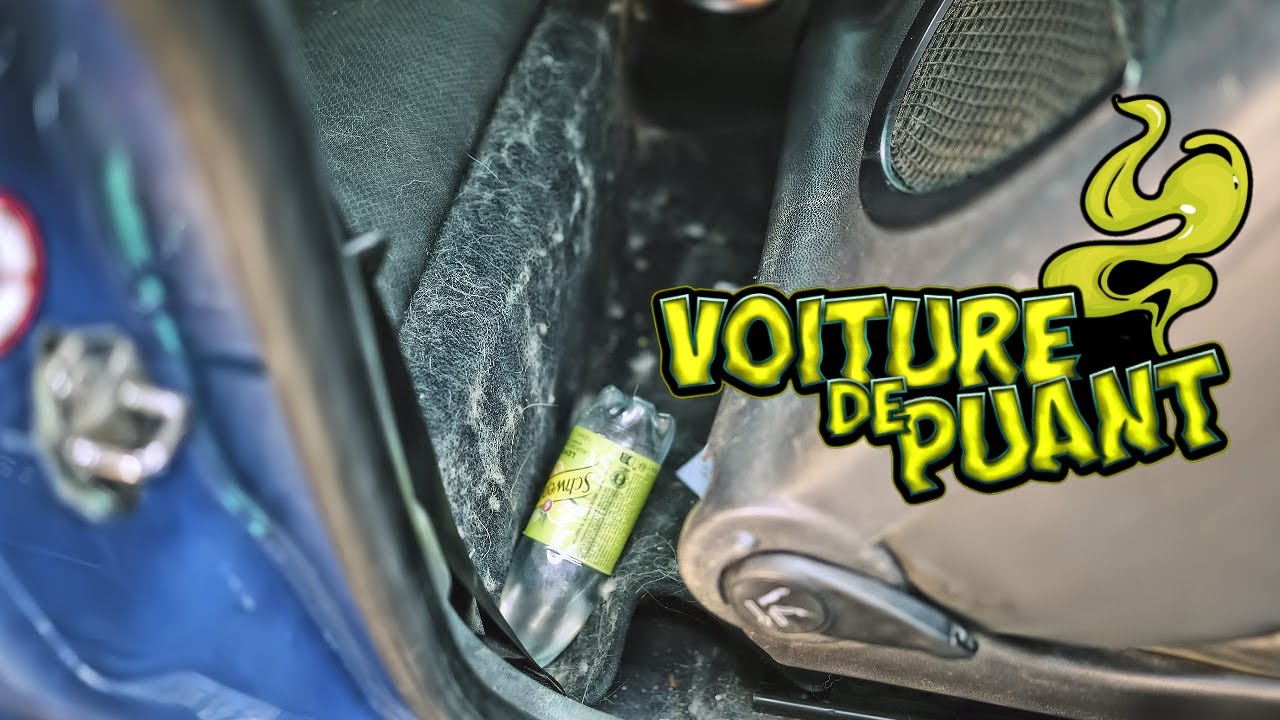 JE LAVE L'INTERIEUR D'UNE VOITURE DE CRASSEUX ...!!!