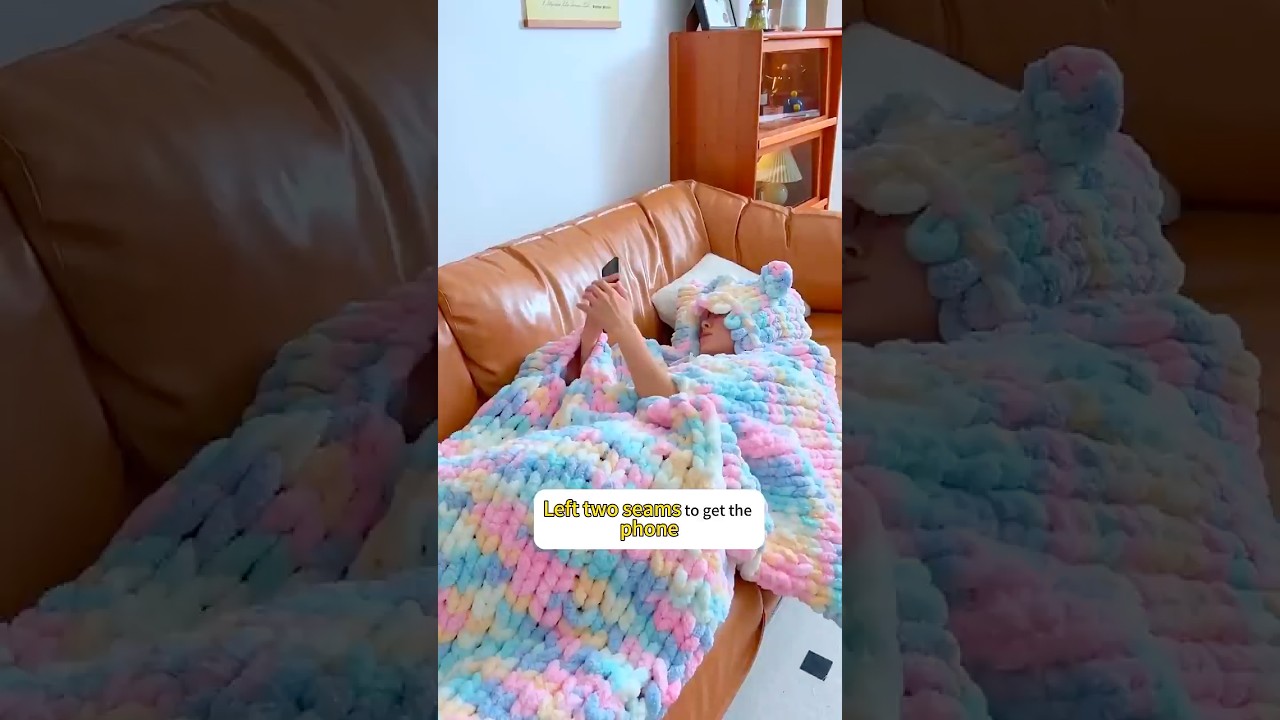 PSA: Extroverts Need Cocoon Mode Too! 🦋 Found the Perfect Blanket  #crochet #blanket #mbti