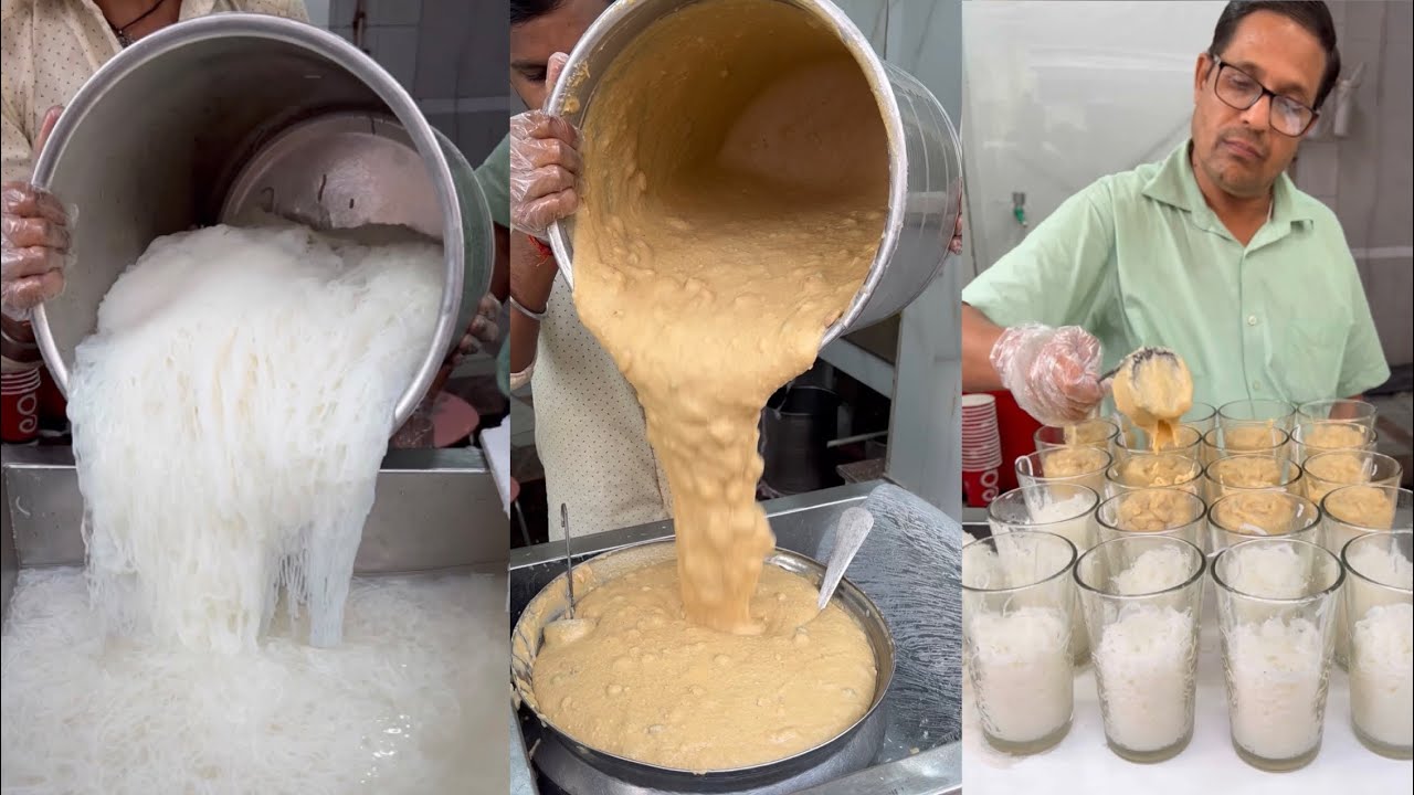 Delhi ka Famous Giani’s Ka Rabri Falooda sirf ₹100/- | Chandni chowk food | old delhi street food