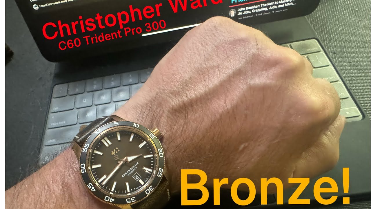 Unboxing of the Christopher Ward C60 Pro 300 Bronze