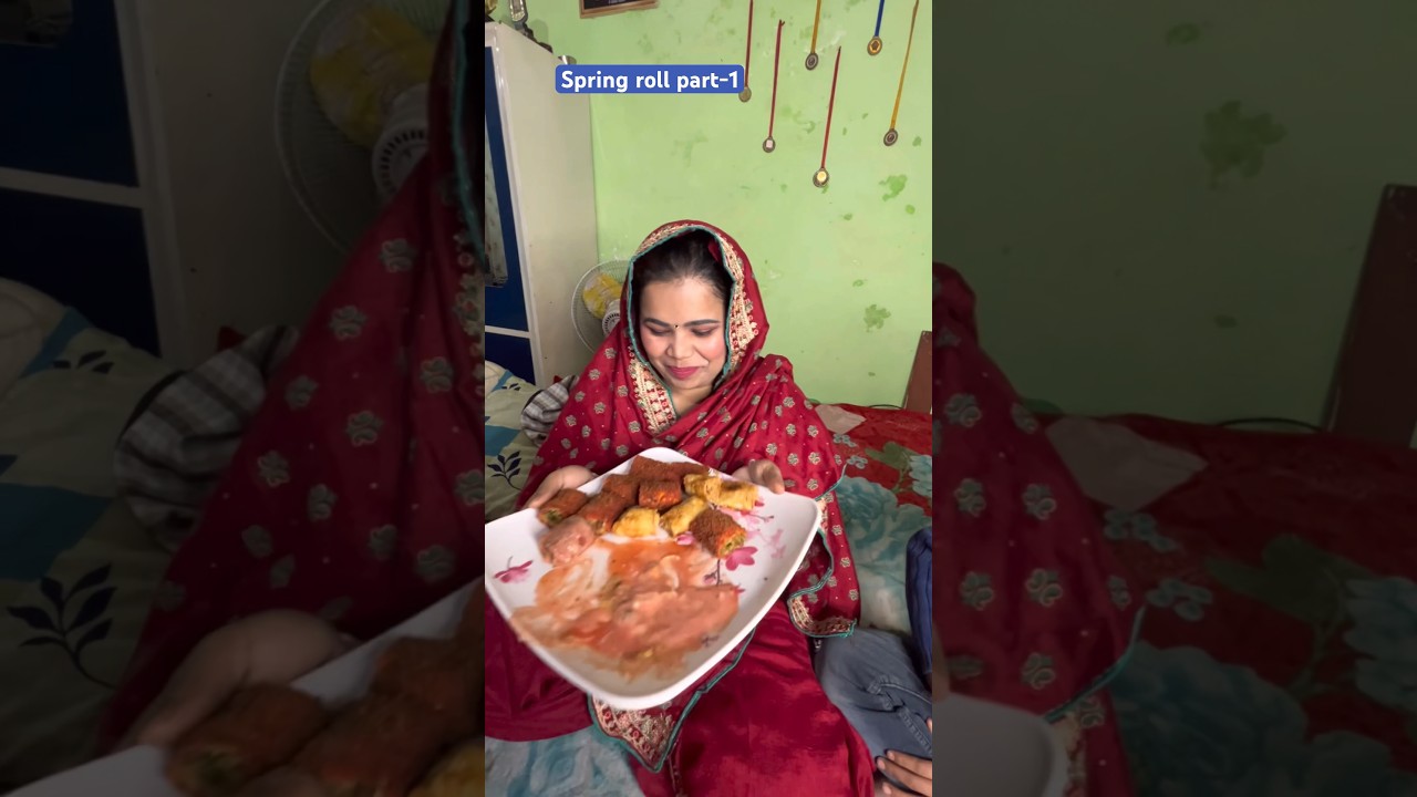 Spring roll part-1 #comedy #panjabicomedy #punjabijokes #comedyshorts #jokes #husbandwifecomdey