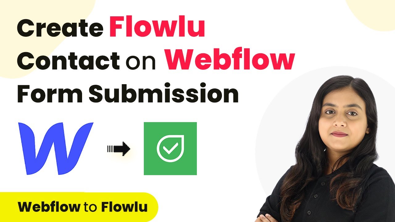 How to Create Flowlu Contact on Webflow Form Submission | Webflow to Flowlu