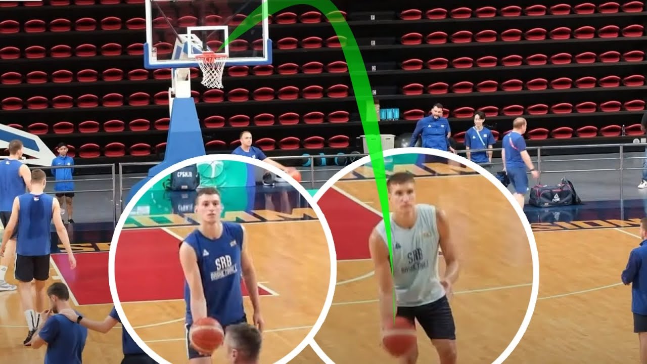 Bogdan, Vanja i Nikola Jović šutiranju iza leđa sa pola terena