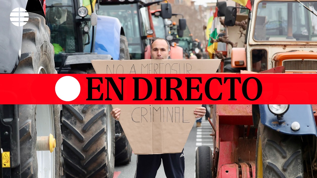 🔴 DIRECTO | Tractorada en Madrid para protestar por Mercosur