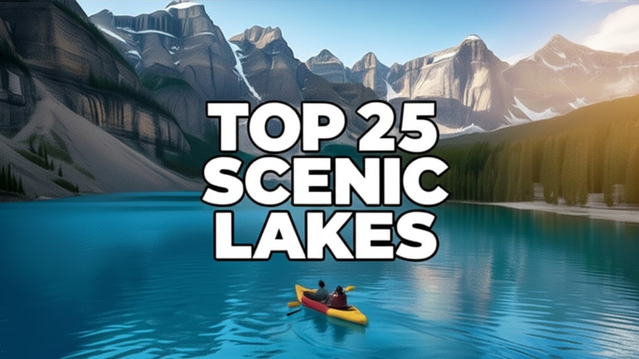 Top 25 Most Scenic Lakes in the World 🌍  Breathtaking Travel Destinations