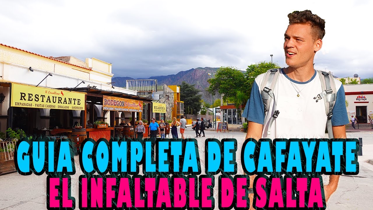 NO ESPERABA TODO ESTO DE CAFAYATE  | Guia COMPLETA de este INCREIBLE pueblo de SALTA