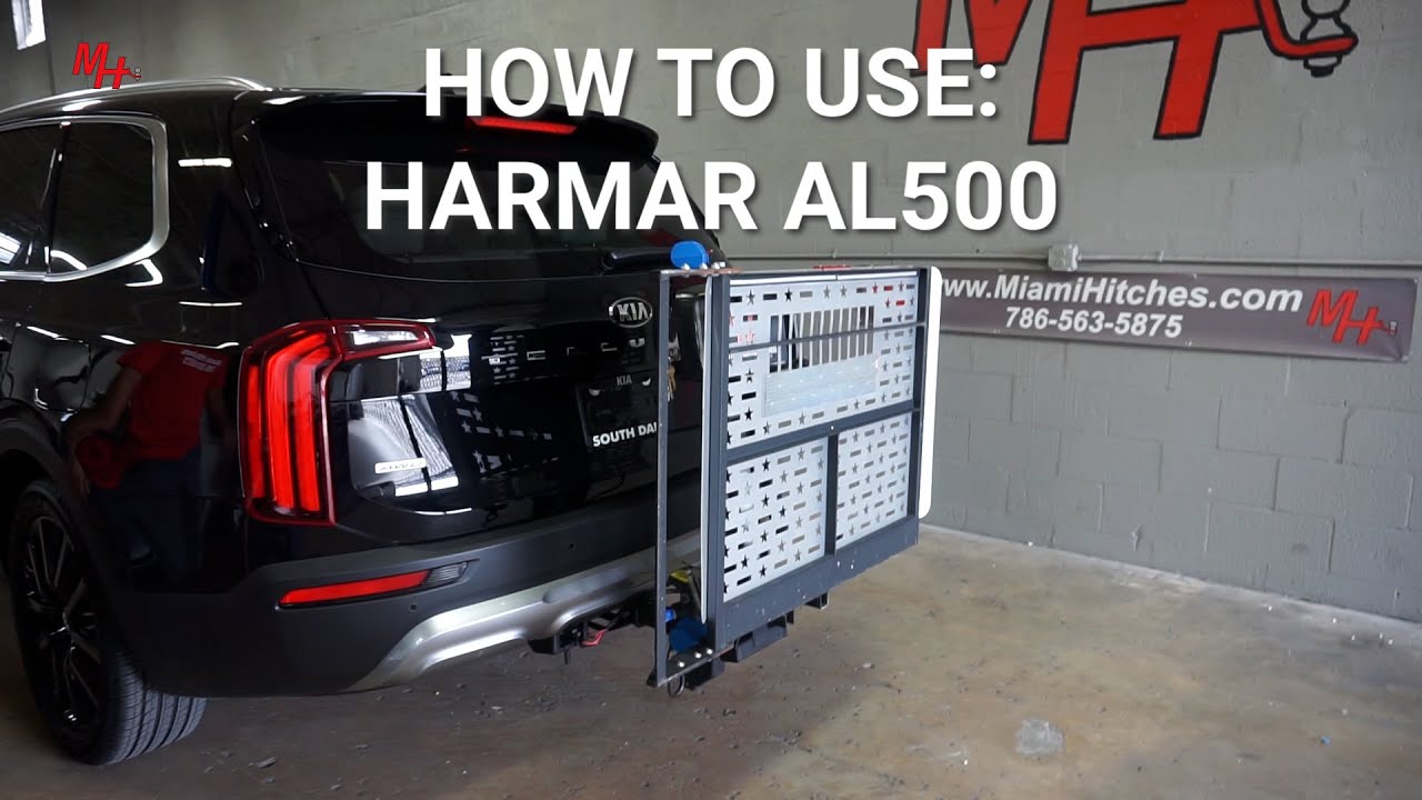 How To Use Harmar AL500 Scooter Hitch Lift